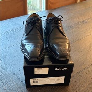 Magnanni Classic Black Oxfords